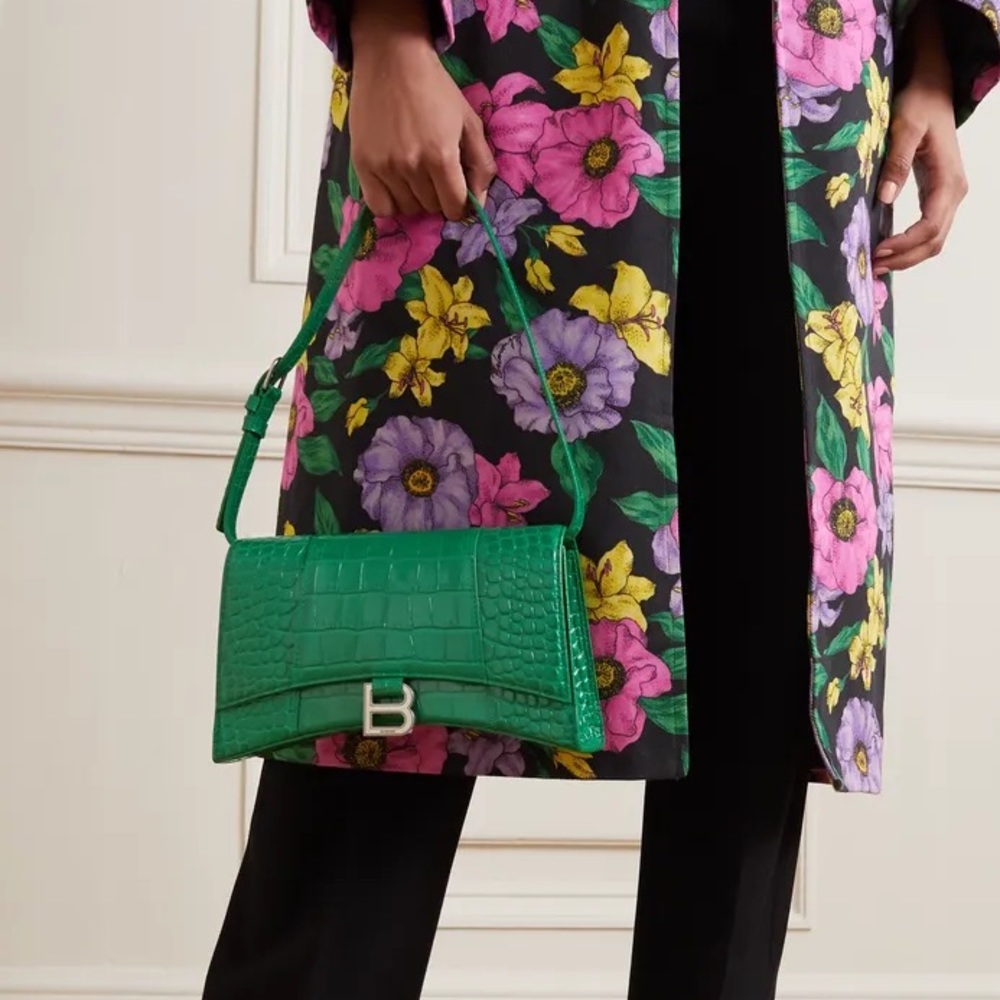 BALENCIAGA Hourglass Baguette Shouler Bag